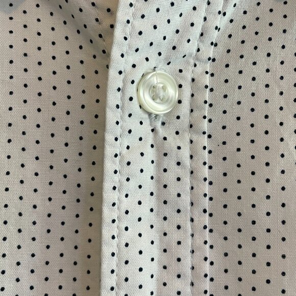 Men's Dockers LS Poplin Print Dots Button Up Shirt | Size L | NWT - Picture 5 of 5